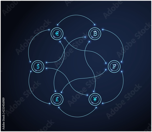Currency symbol set. Finance business concept.