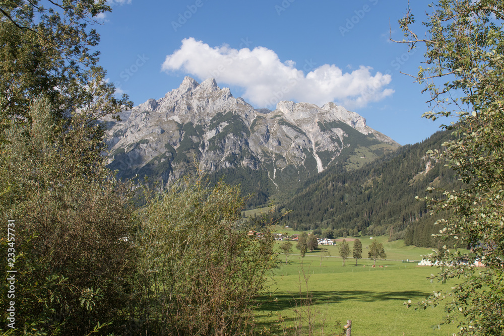 mountain landscape next to Werfenweng
