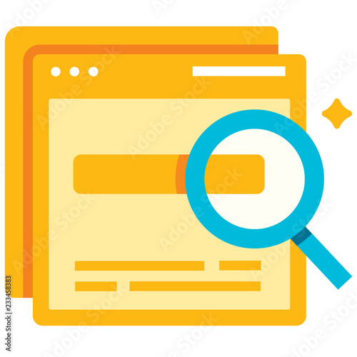 Keyword suggestion flat illustration