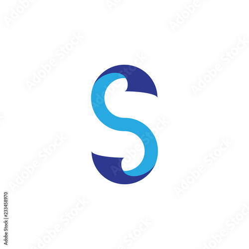 3D S logo letter design © drijimedia