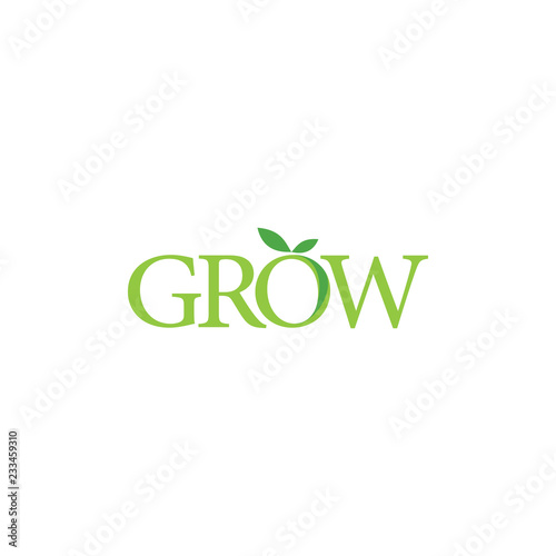 GROW logo design