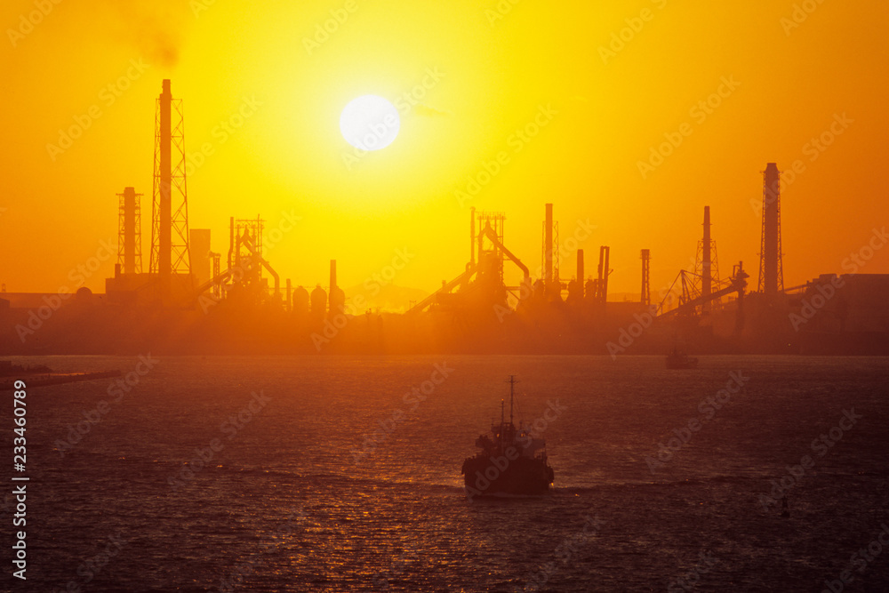 Kisarazu Port of Sunset - 夕日の木更津港 Kisarazu Port of Sunset - 夕日の木更津港