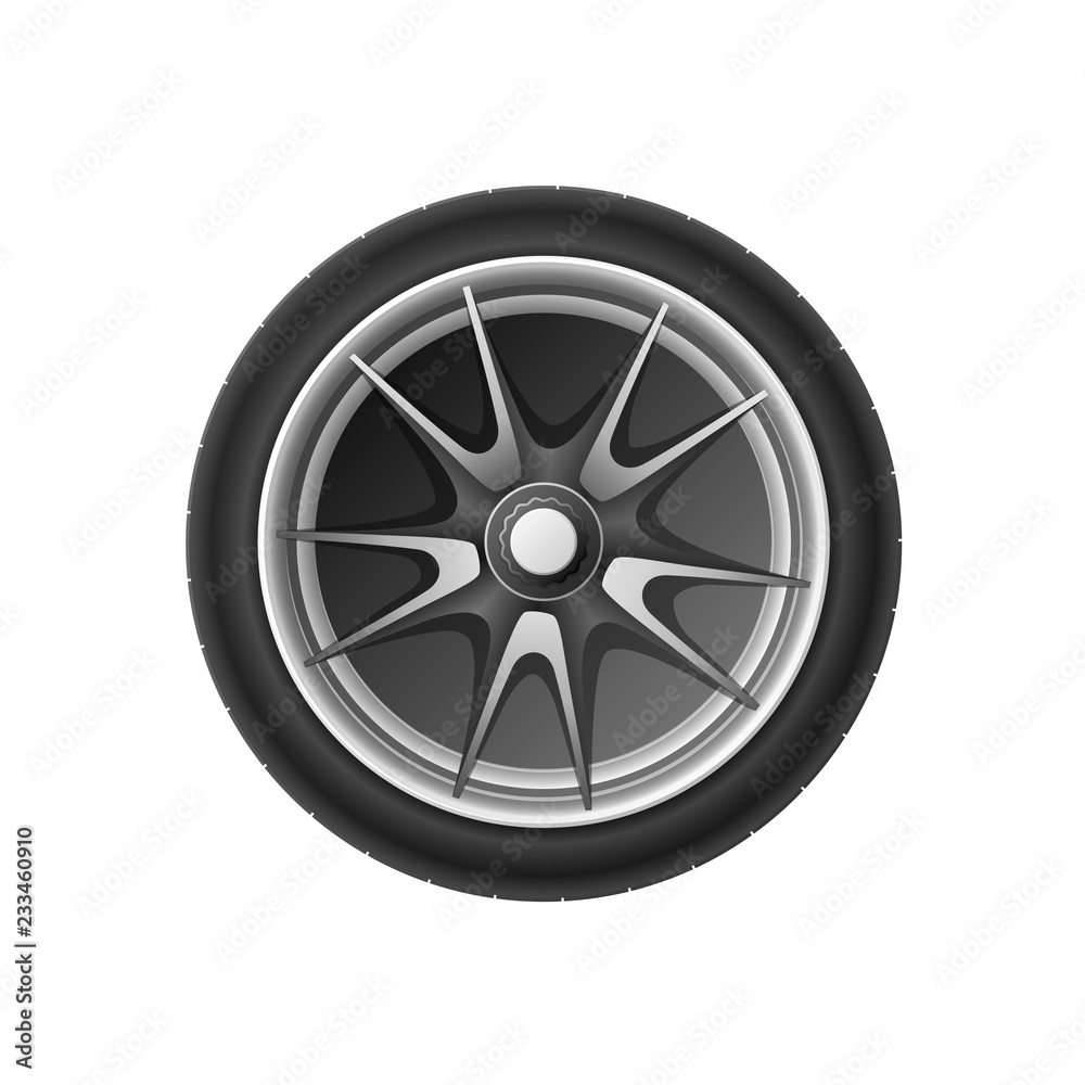 Car service element isolated on white background Car service element isolated on white background