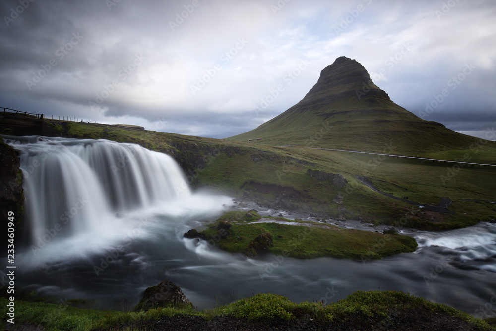Island Kirkjufellfoss Island Kirkjufellfoss