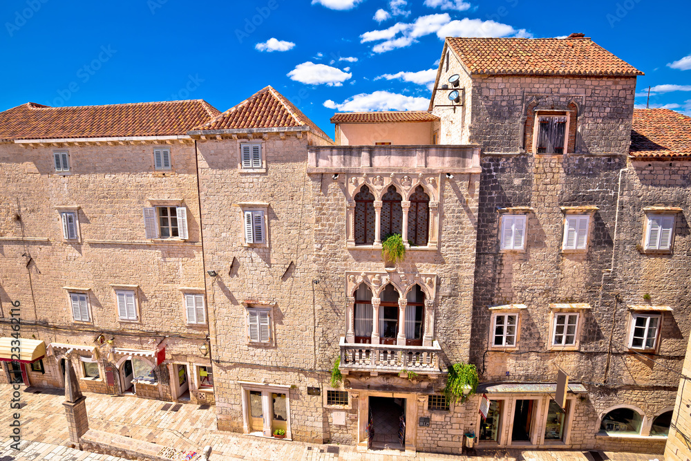 UNESCO Town of Trogir historic architecture view