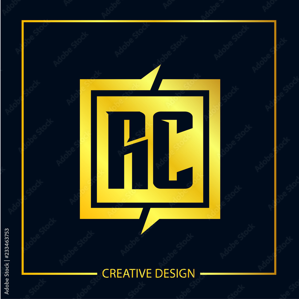 Initial Letter RC Logo Template Design Initial Letter RC Logo Template Design