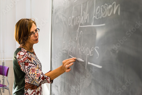 Profesora de inglés photo