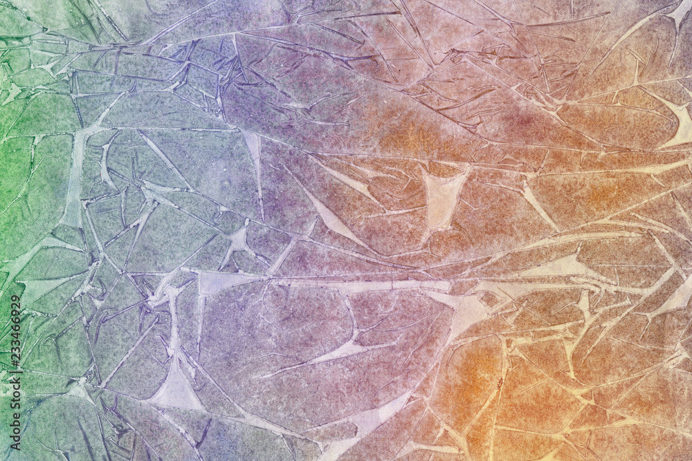 Obraz premium Colorful abstract watercolor paper textures on white background. Chaotic abstract organic design. 
