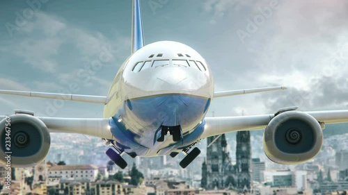 Airplane Take Off Ecuador Quito