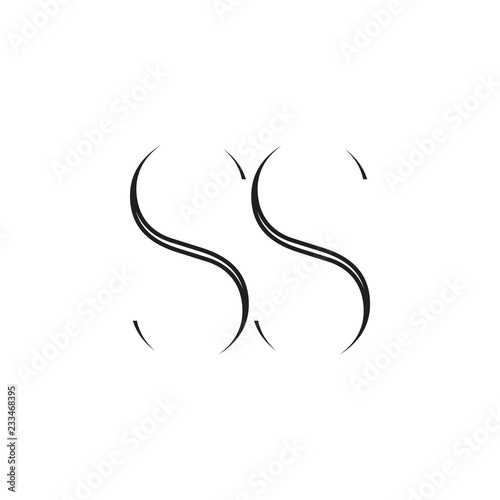 SS logo letter design