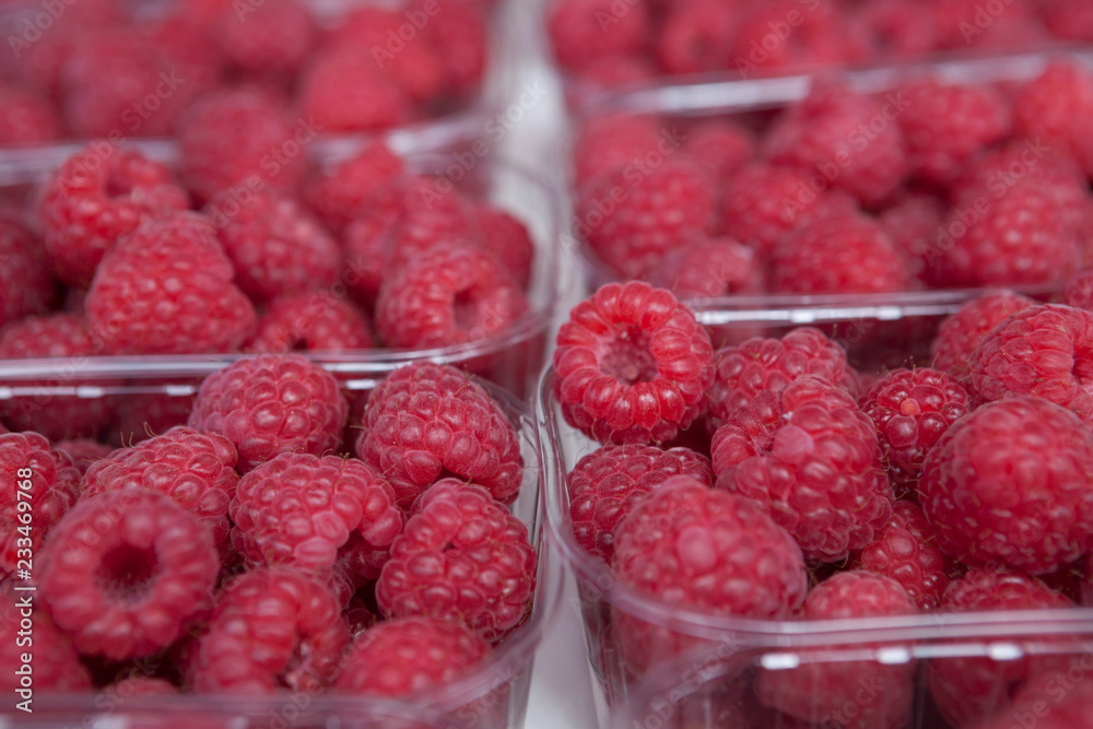 Fresh juicy raspberry on the market Fresh juicy raspberry on the market