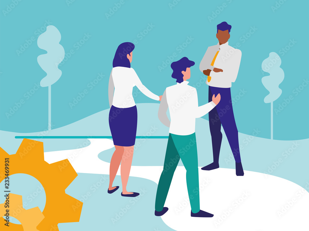 Corporate businesspeople design Corporate businesspeople design