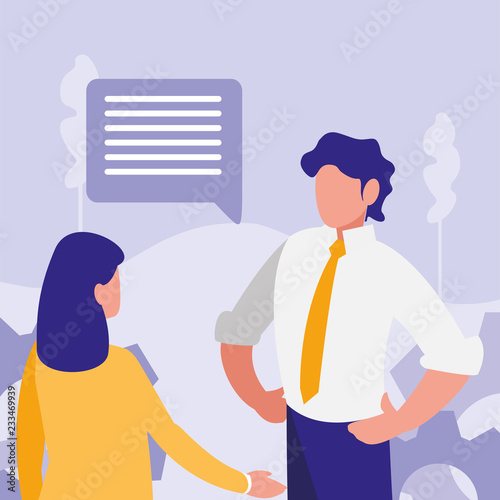 Corporate businesspeople design