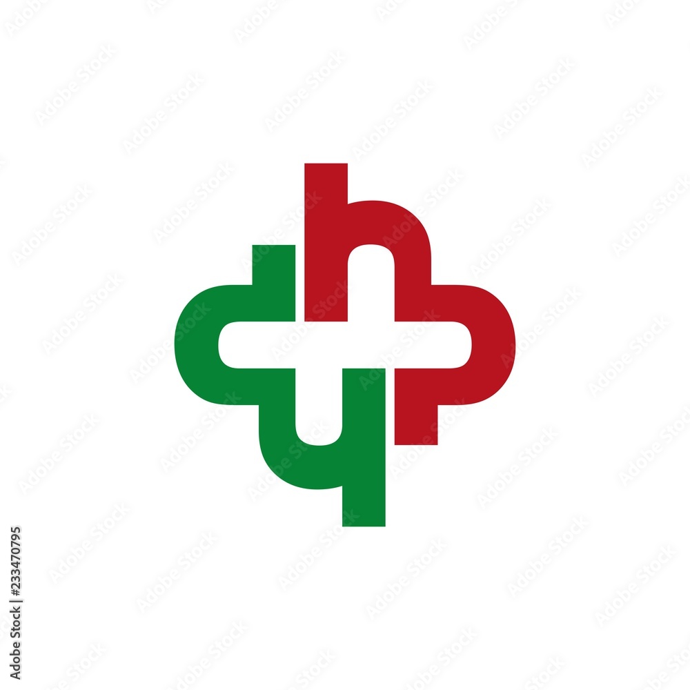 H P Letter Initial Logo Vector H P Letter Initial Logo Vector