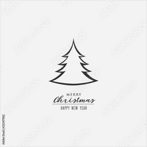 vecor Merry Christmas icon design Vector image