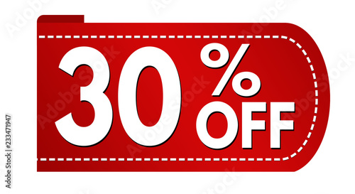 Special offer 30 % off banner design