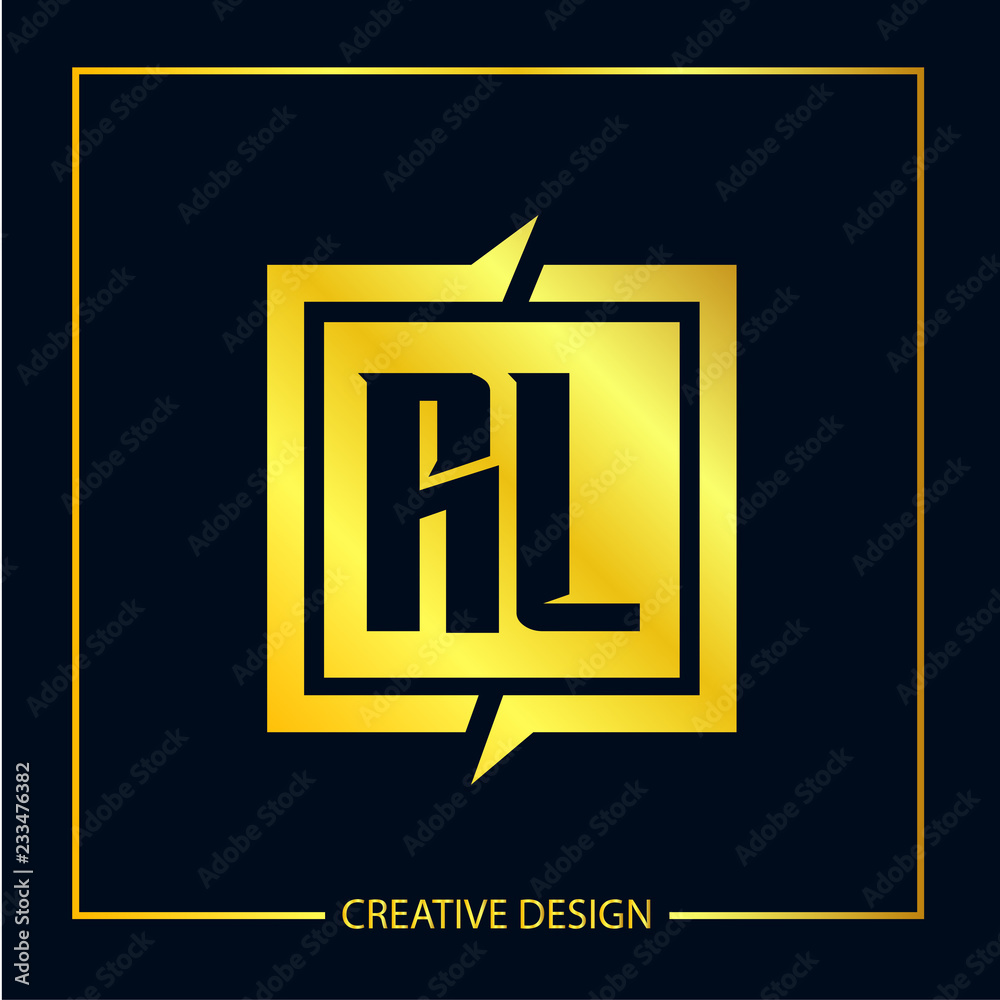 Initial Letter RL Logo Template Design Initial Letter RL Logo Template Design