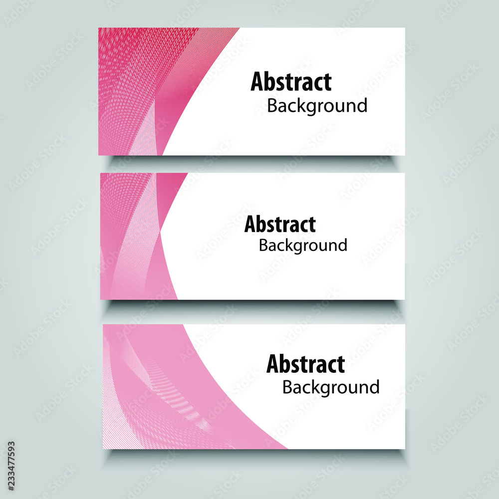 Naklejka premium wave abstract banner background