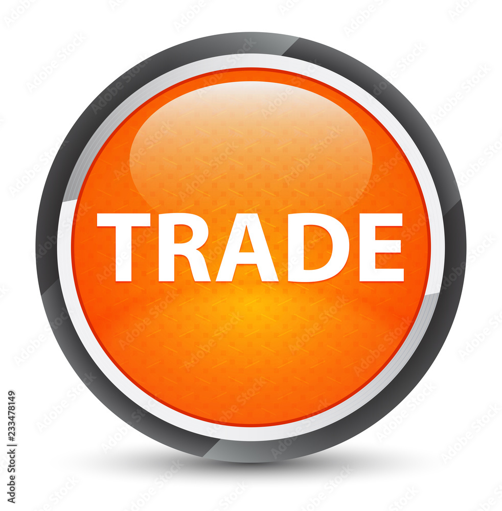 Trade galaxy orange round button Trade galaxy orange round button