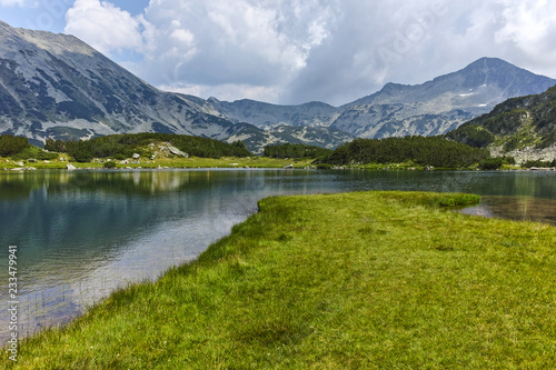 Amazing Summer landscape of Muratovo lake, Pirin Mountain, Bulgaria