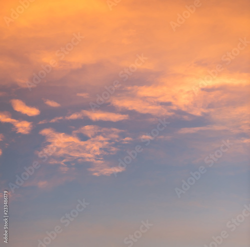 Fototapeta Naklejka Na Ścianę i Meble -  Colorful Beautiful blue sky with cloud formation background