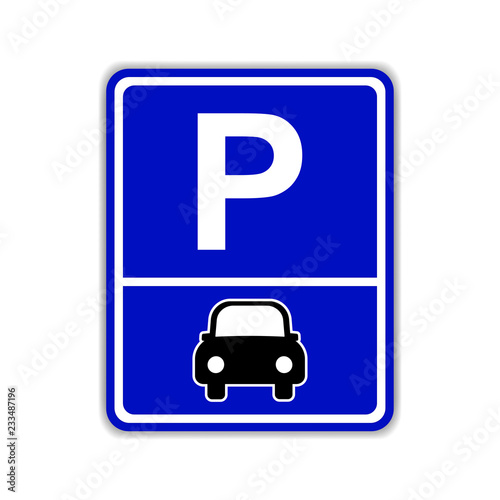 Car parking sign