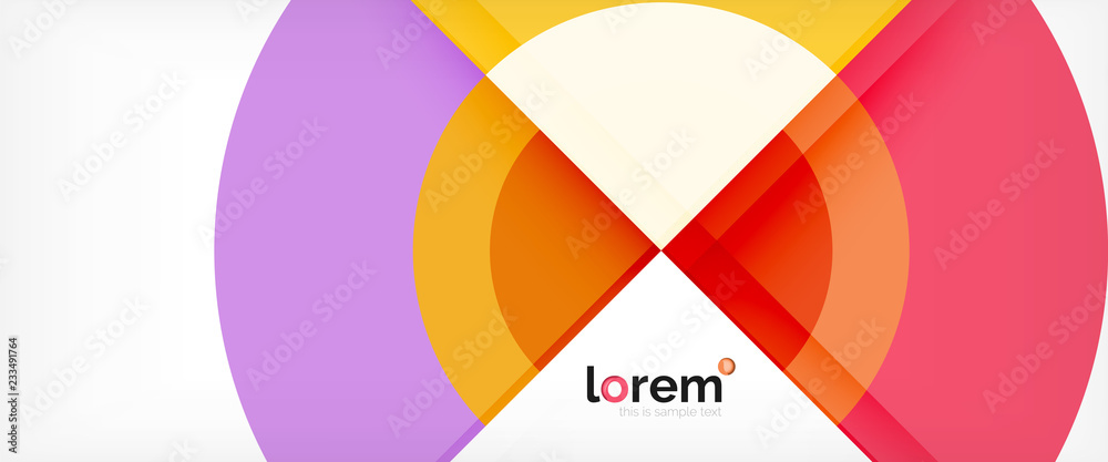 Multicolored round shapes abstract background Multicolored round shapes abstract background