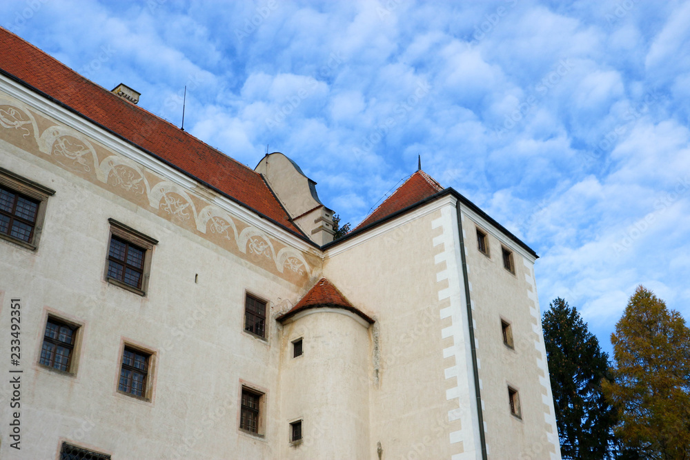 Medieval castle of Telc, Czech republic