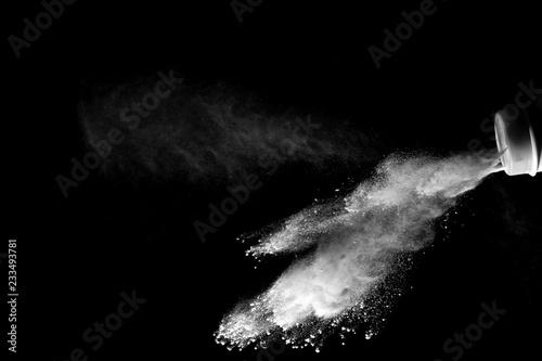 Powder abstract as background