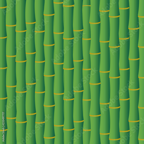 Green background with bamboo stems