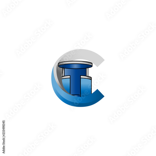 cryotherapy Vector logo design template sign. Illustration of Cryo Chamber can Use also as Logo.