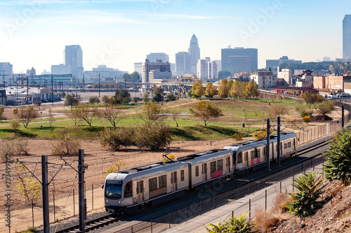 downtown commuter train