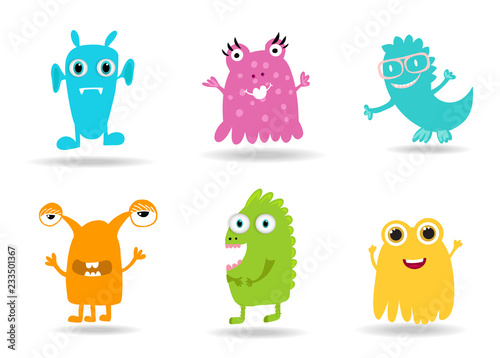 Cute Cartoon Monsters