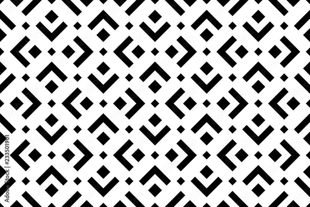 Abstract geometric pattern. A seamless vector background. White and black ornament. Graphic modern pattern. Simple lattice graphic design Abstract geometric pattern. A seamless vector background. White and black ornament. Graphic modern pattern. Simple lattice graphic design