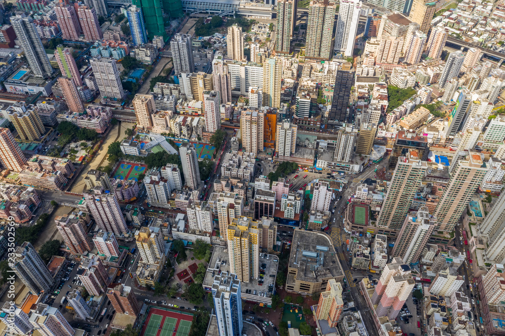 Fototapeta premium Hong Kong residential district