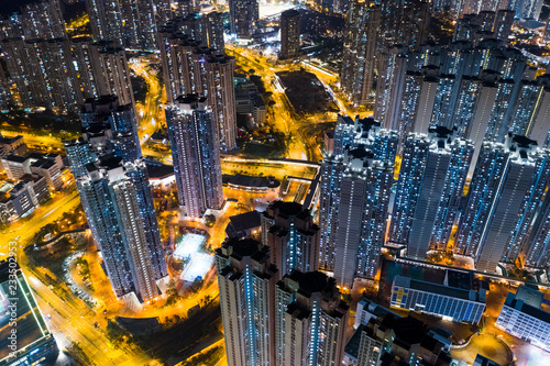 Hong Kong city at night