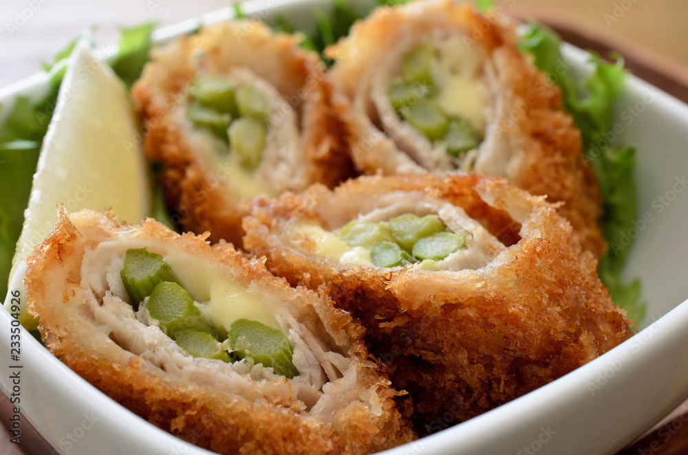 豚アスパラチーズカツ