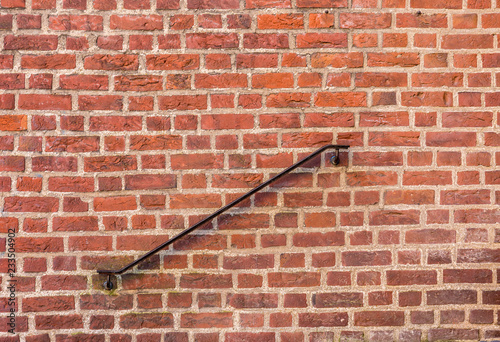 Brick wall with handle