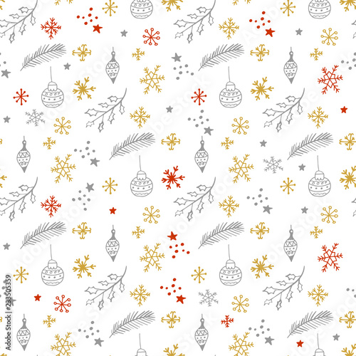 Christmas seamless pattern