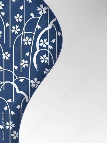 Chinese Porcelain Style Background 