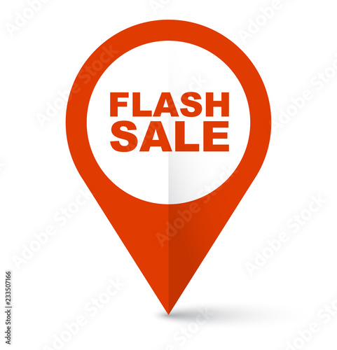 red vector banner flash sale