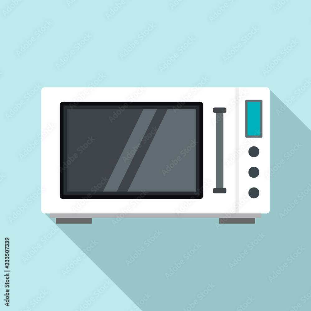 Modern microwave icon. Flat illustration of modern microwave vector icon for web design Modern microwave icon. Flat illustration of modern microwave vector icon for web design