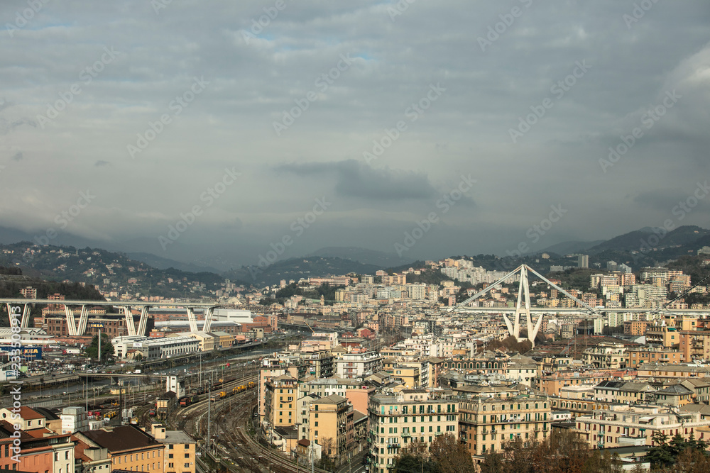 Ponte Morandi Genova, crashed disaster