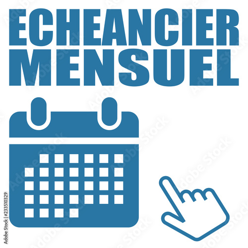 Logo échéancier mensuel.