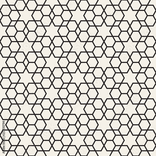 Vector seamless pattern. Modern stylish abstract texture. Repeating geometric tiles