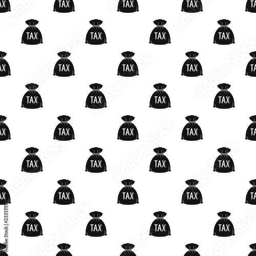 Money bag pattern seamless vector repeat geometric for any web design