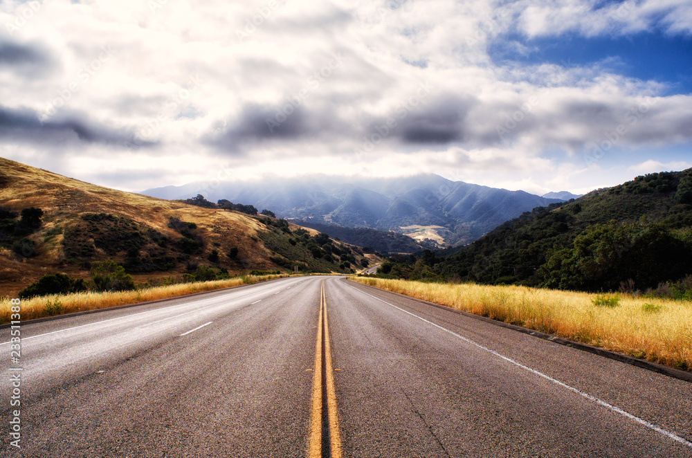 Naklejka premium Along the PCH
