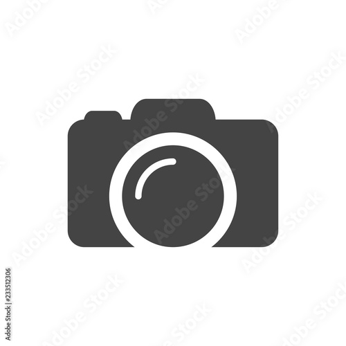 Photo camera logo, icon