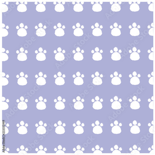 pattern-foot dog