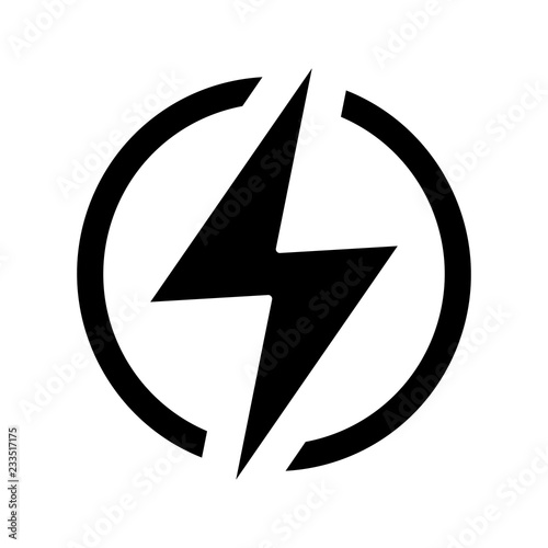 Electric power sign glyph icon Free Download Electric power sign glyph icon - GFXLoad